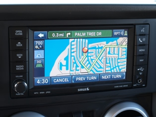 Jeep Wrangler Navigation System